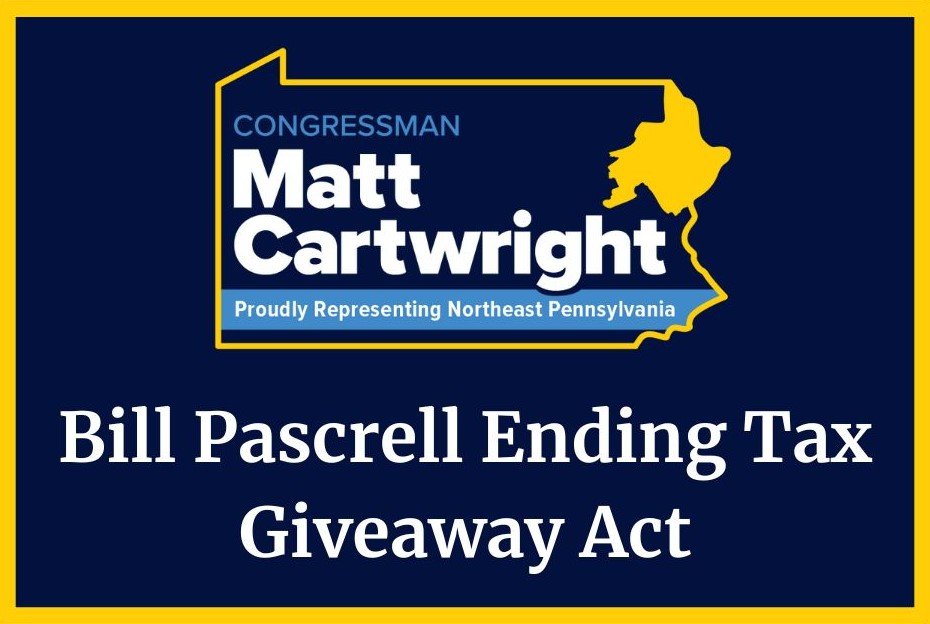 Bill Pascrell Ending Tax Giveaway Act