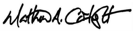 Matt Cartwright Signature